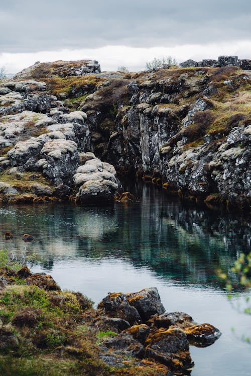 Δωρεάν στοκ φωτογραφιών με εθνικό πάρκο thingvellir, Ισλανδία, κατακόρυφη λήψη