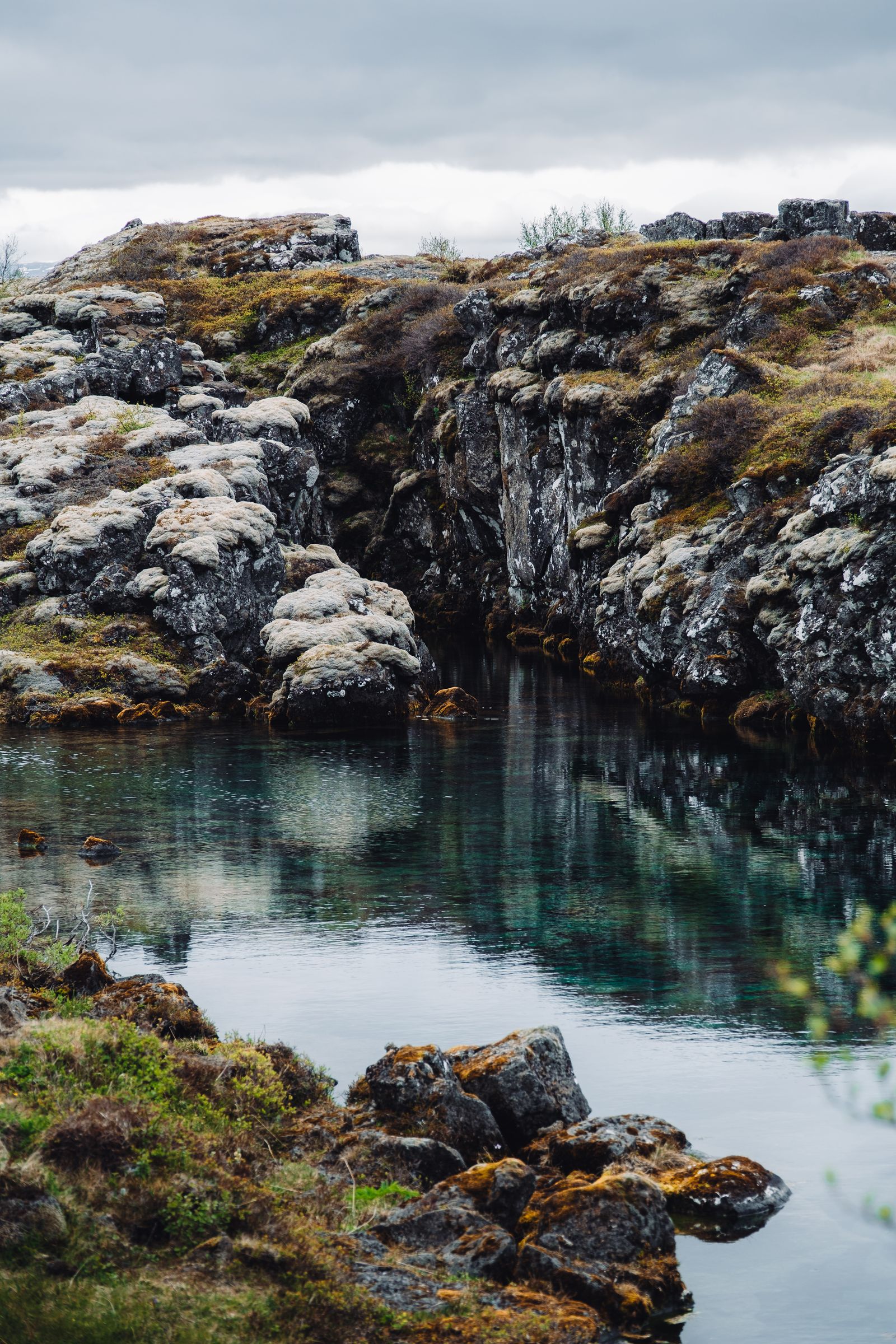 Þingvellir National Park tectonic rift Iceland Silfra