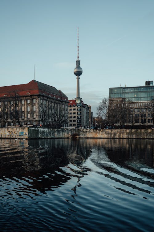 Kostnadsfri bild av berlin, berliner fernsehturm, biflod