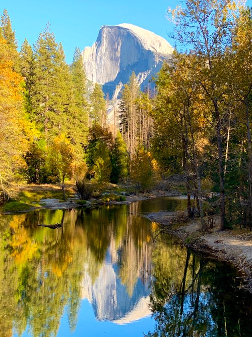 Kostnadsfri bild av halv kupol, refelection, yosemite