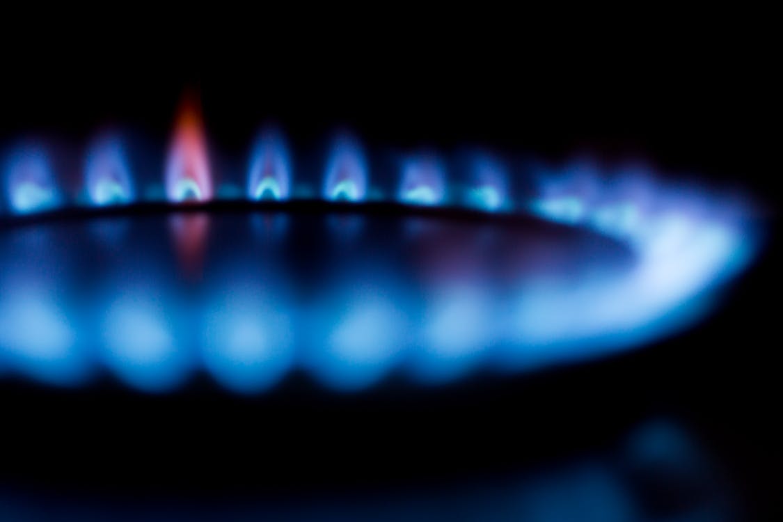 Free Close Up Photography of Stove Fire Stock Photo