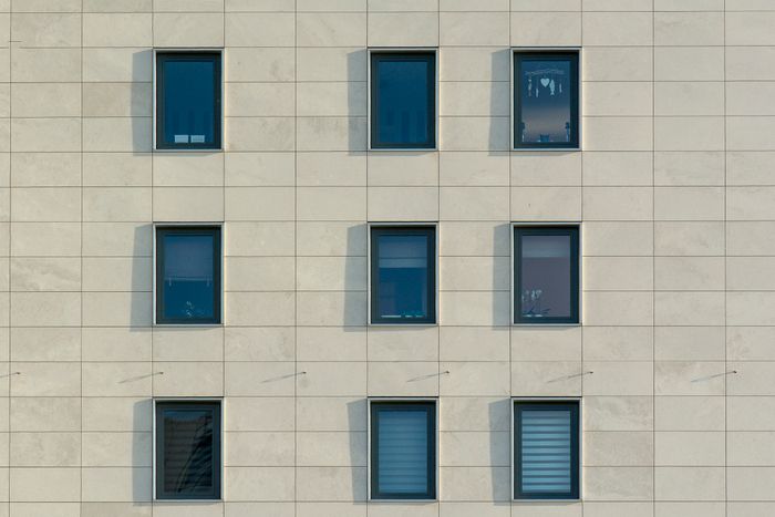Office building window pattern