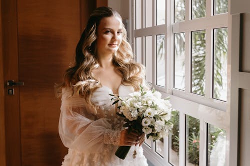 Bride Standing by the Window 
