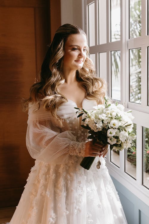 Bride Holding a Bouquet