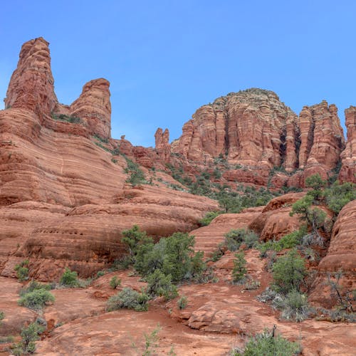 View of Red Sandstone Formations in Sedona, Arizona, USA