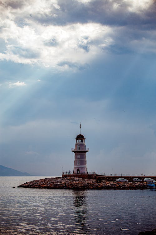 View of the Alanya Lighthouse in Turkey 