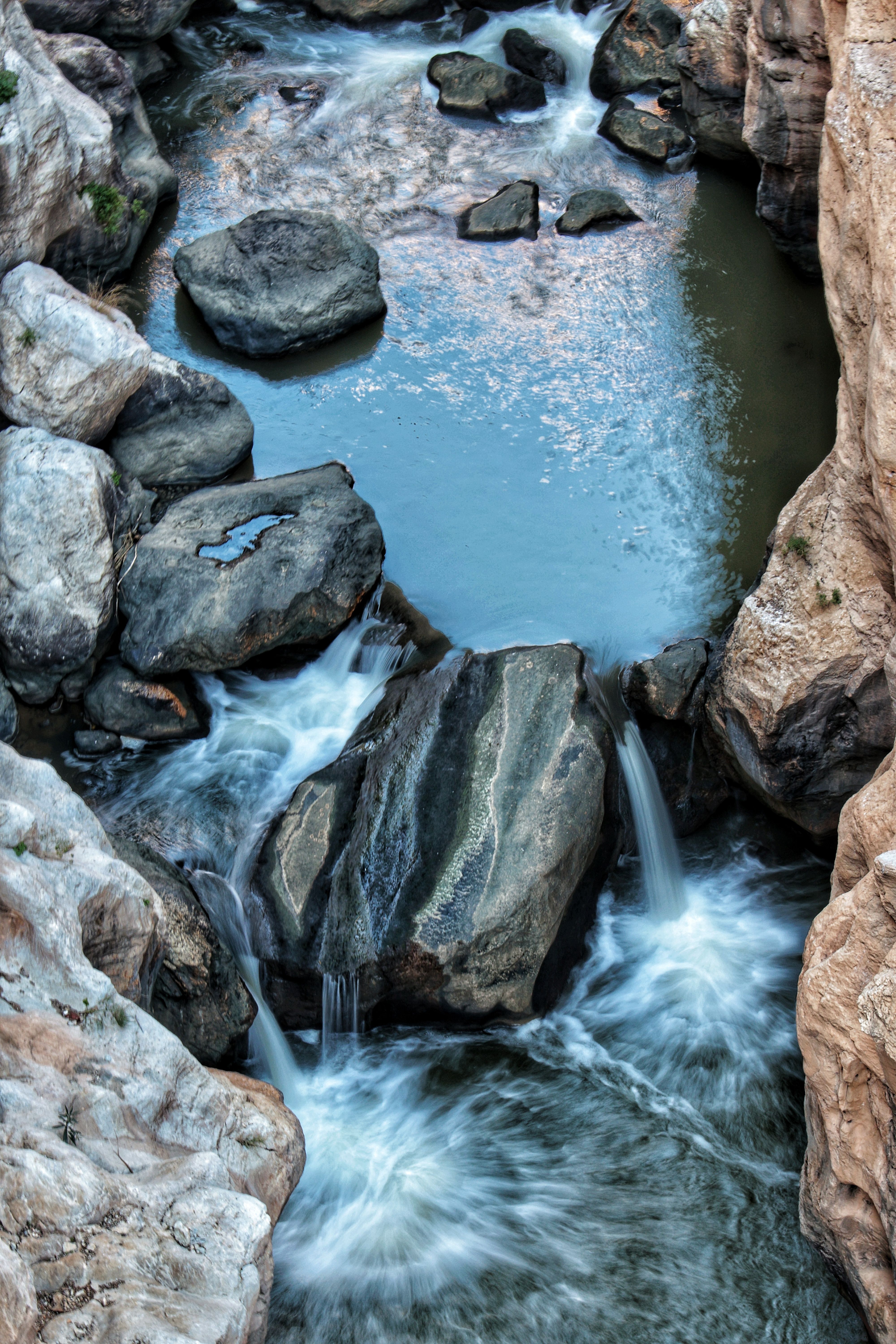 Rocks around Stream · Free Stock Photo