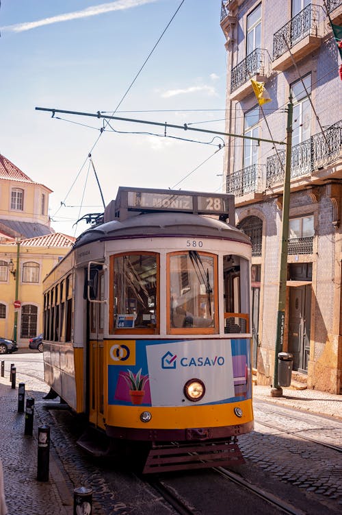 Historic Tram 28 in Lisbon