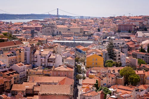 Aerial View of Lisbon Portugal