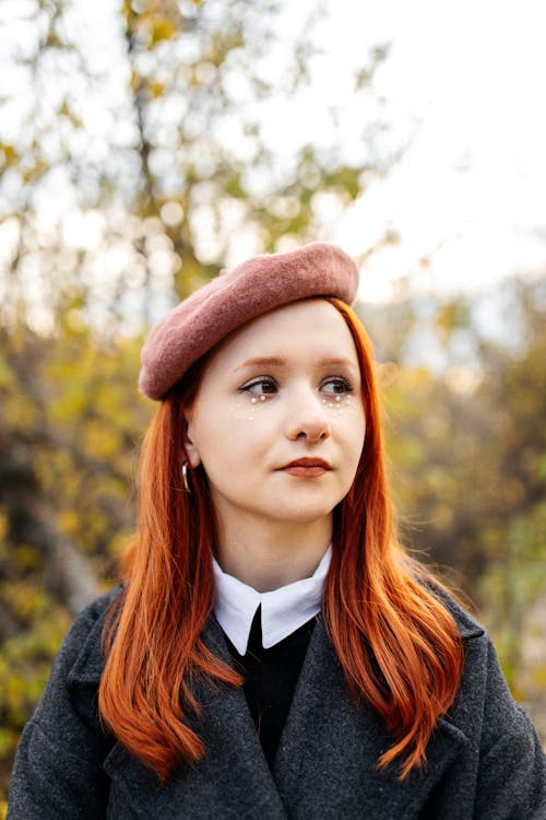 Portrait of Woman in Beret