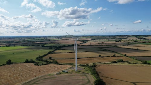 Windturbine   Drone Weergave