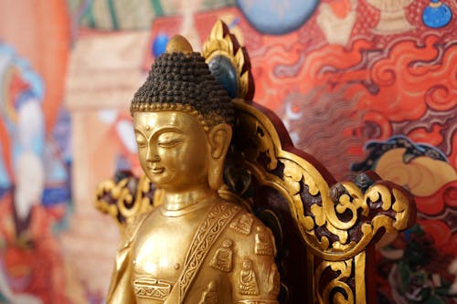 Kostenloses Stock Foto zu buddha, golden, kunst