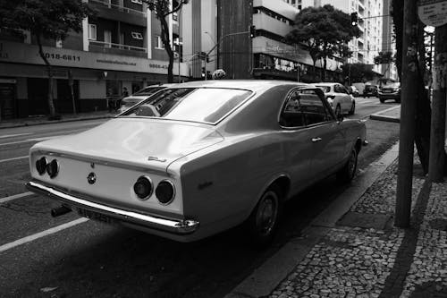 Classic Car on City Street