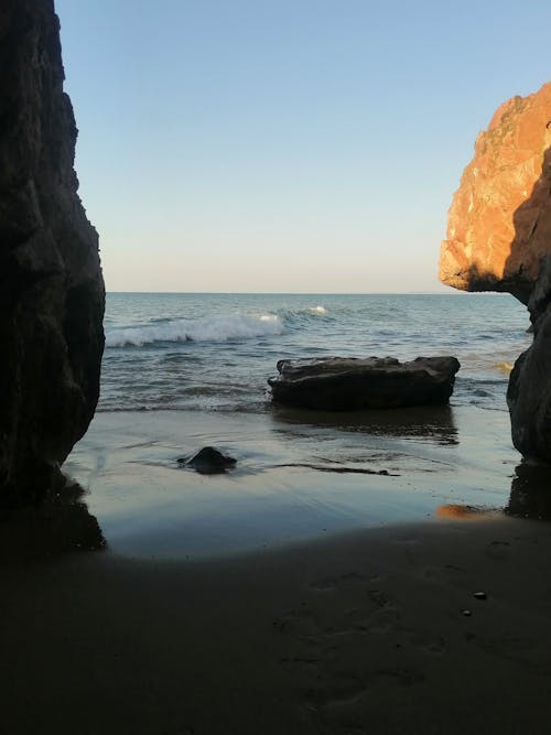 Rocks on Sea Shore