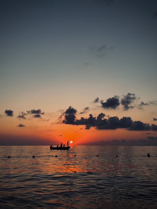 傍晚的太陽, 夕陽, 日落 的 免费素材图片