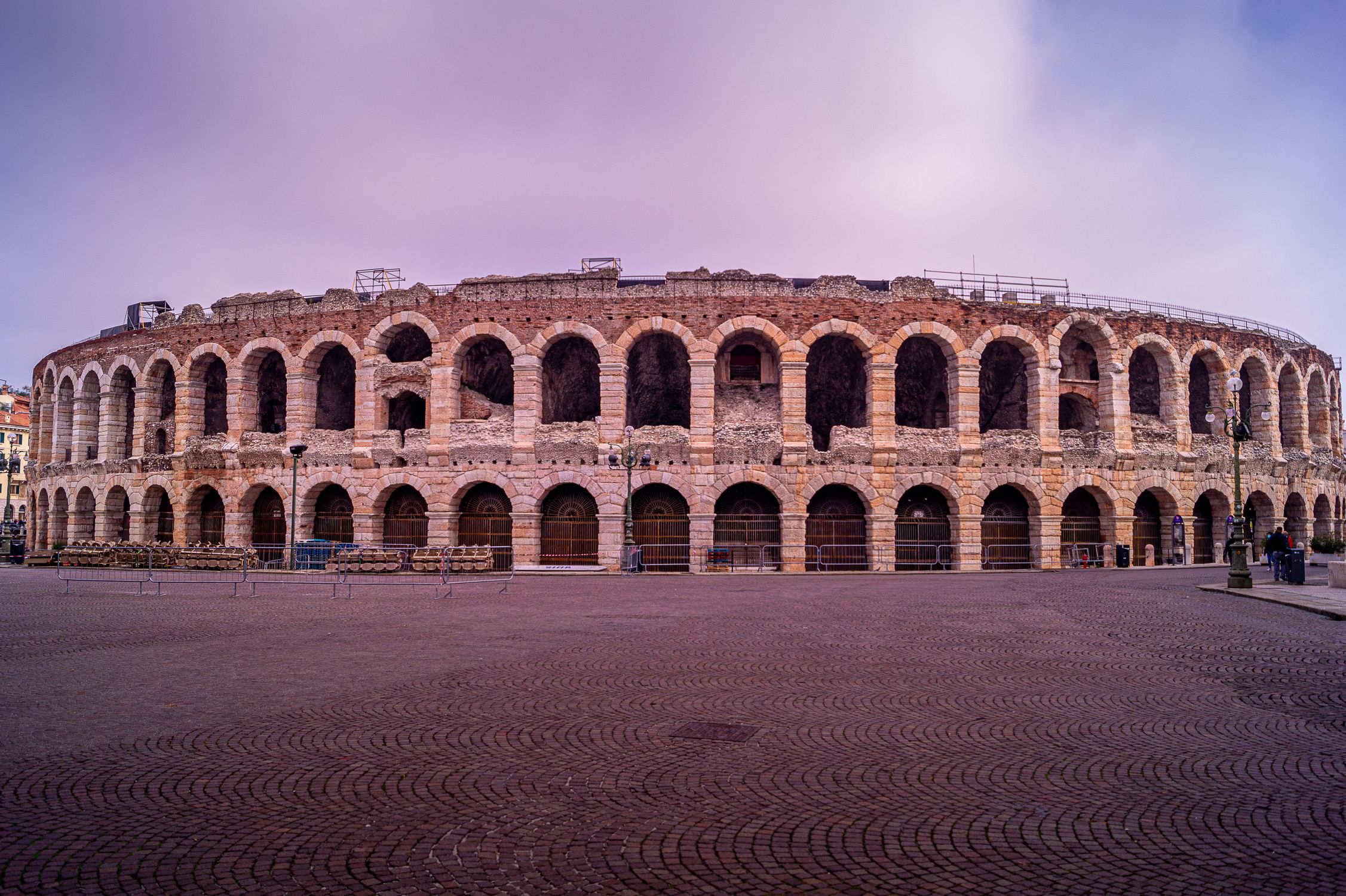 Roman Arena Column Ancient Roman Arena in Verona · Free Stock Photo