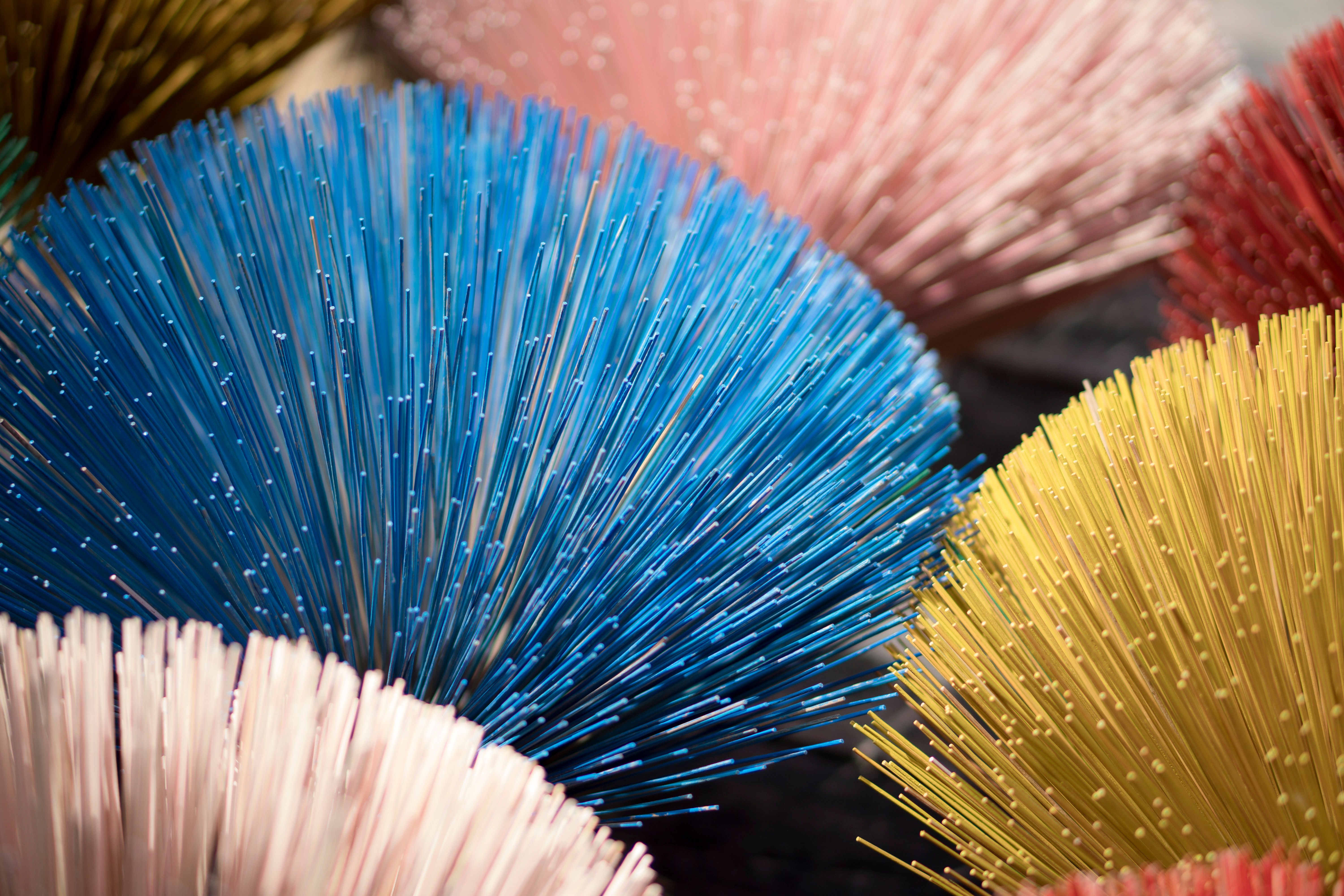 Close up of Colorful Incense Sticks · Free Stock Photo