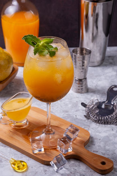 A Cocktail with Orange Juice 