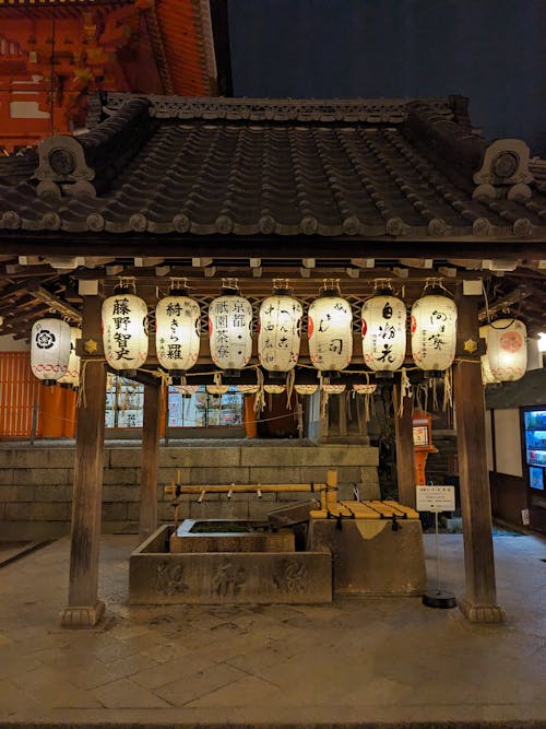 Traditional Lanterns at Temple