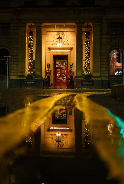 Gratis stockfoto met 4k achtergrond, Edinburgh, kerstdecoratie