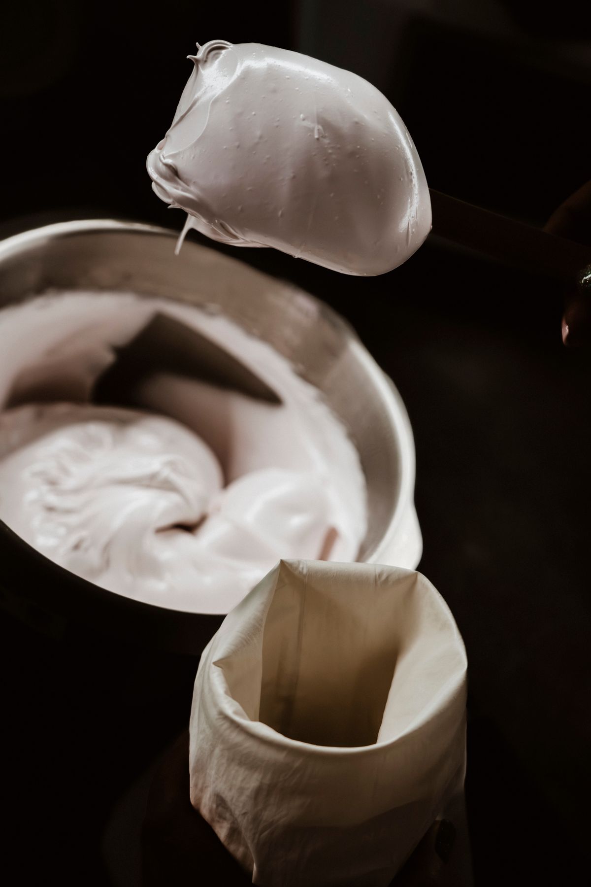 whipped, baked low