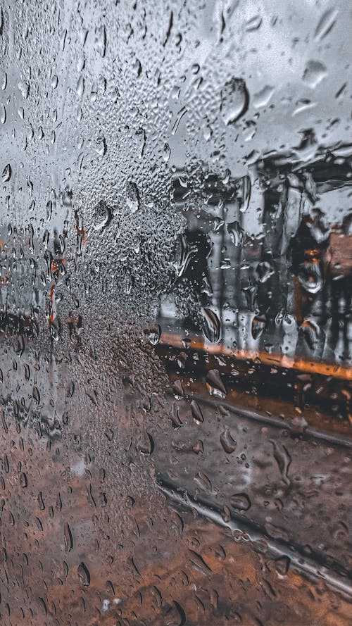 คลังภาพถ่ายฟรี ของ eminonu, กลาส, ฝน
