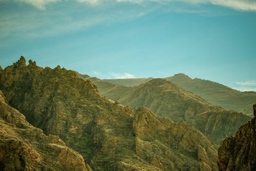 Rocky Hills in a Valley 