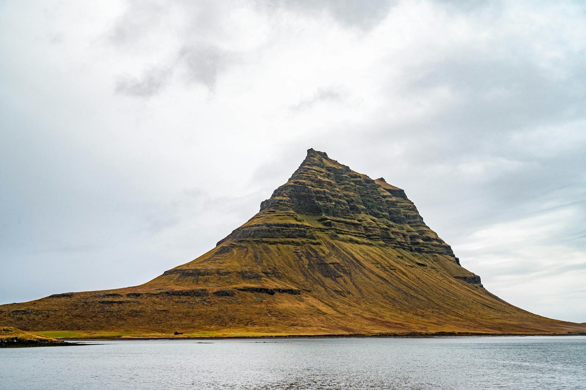 Majestic Kirkjufell Mountain in Iceland