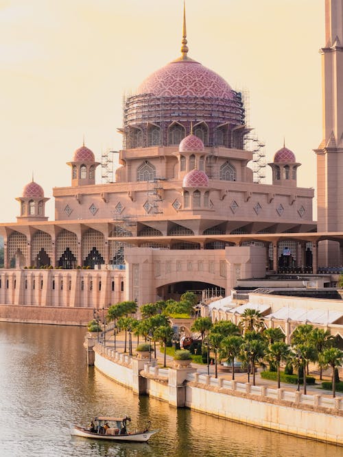 View of the Putra Mosque in Putrajaya, Malaysia
