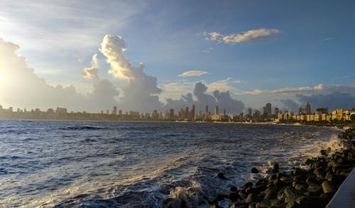 Foto d'estoc gratuïta de ciutat de mumbai, Índia, mar