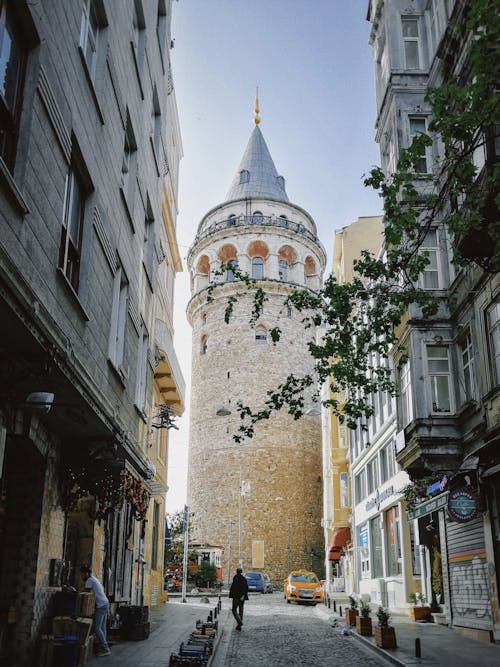 Základová fotografie zdarma na téma fasády, galata věž, Istanbul