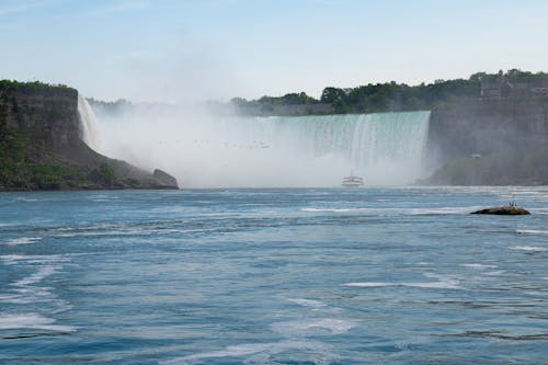 Waterfall in a Fog