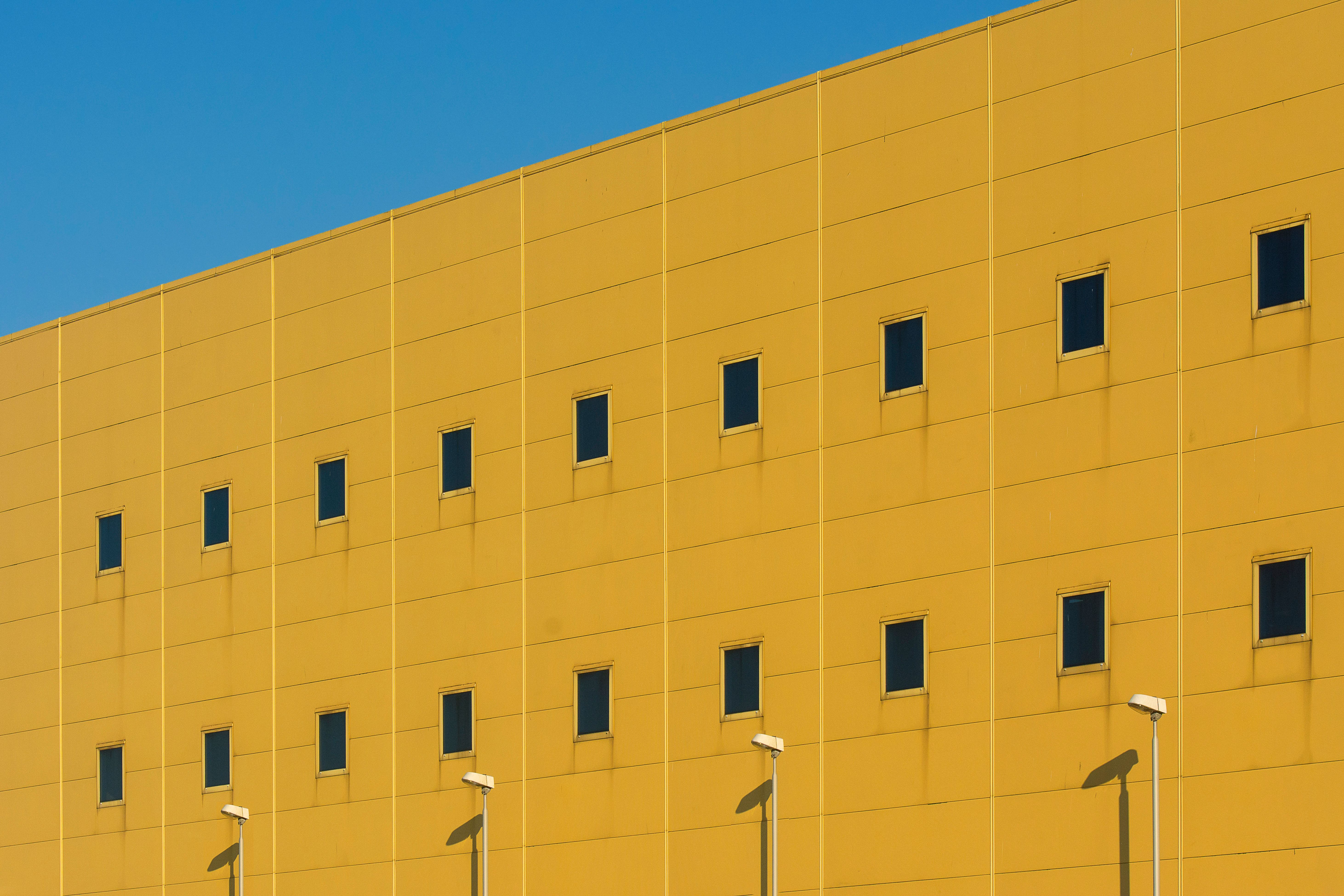 Yellow Building Wall