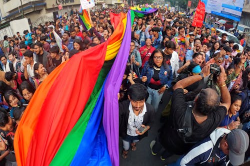 Pride walk Kolkata.
