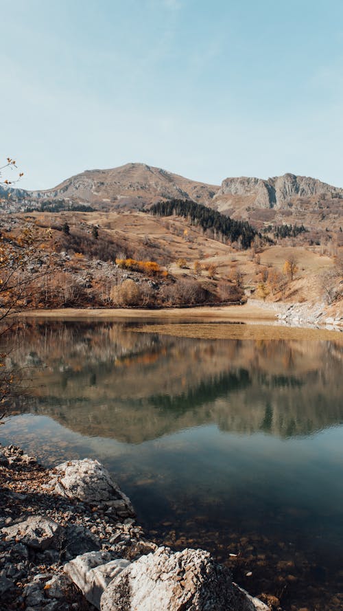 Základová fotografie zdarma na téma jezero, kopec, krajina