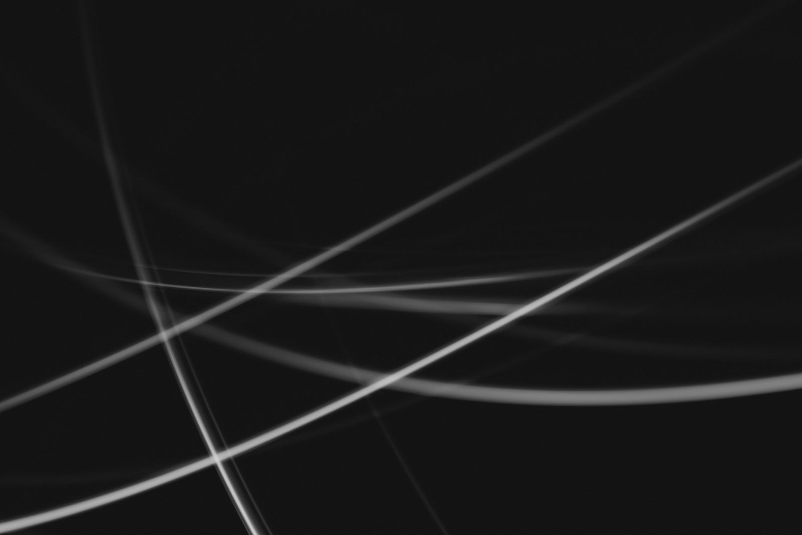 Black and White Image of Light Streaks · Free Stock Photo