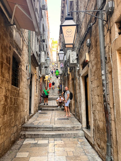 Narrow Alley in Dubrovnik