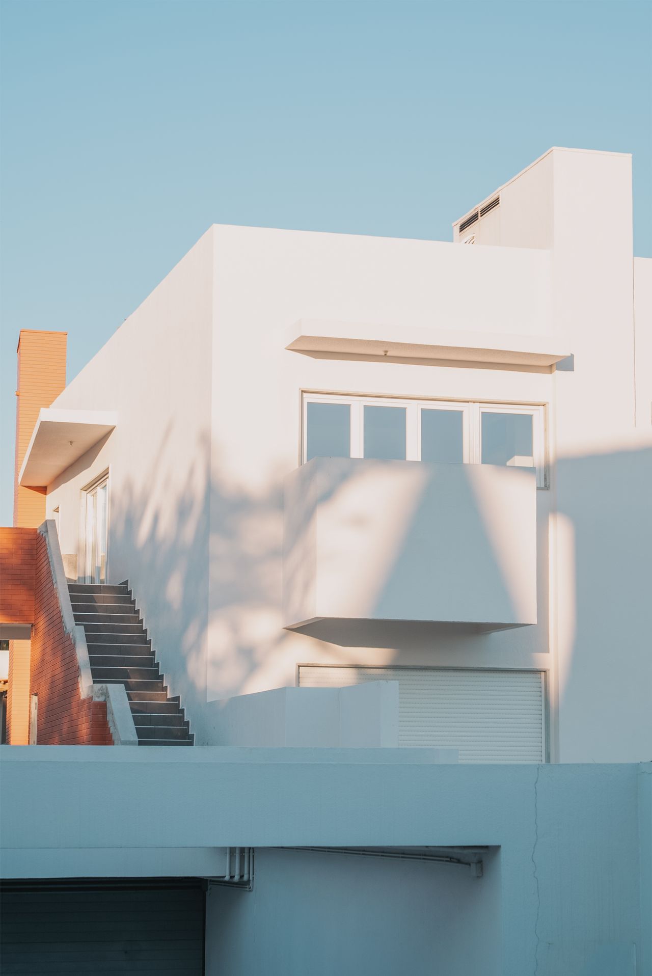 Modern home exterior showcasing architectural elegance