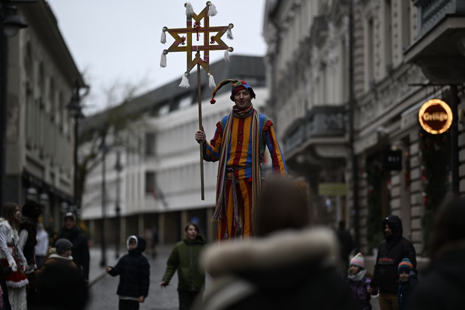 Vibrant Kaziuko mugė (St. Casimir's Fair) in Vilnius, Lithuania, with traditional crafts