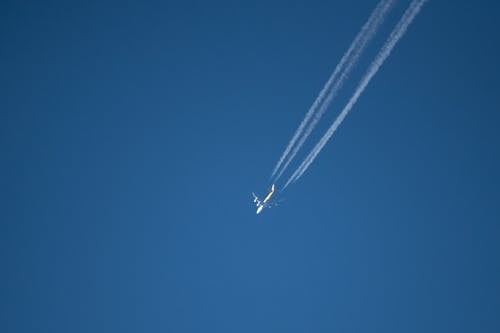 Plane Flying in the Sky