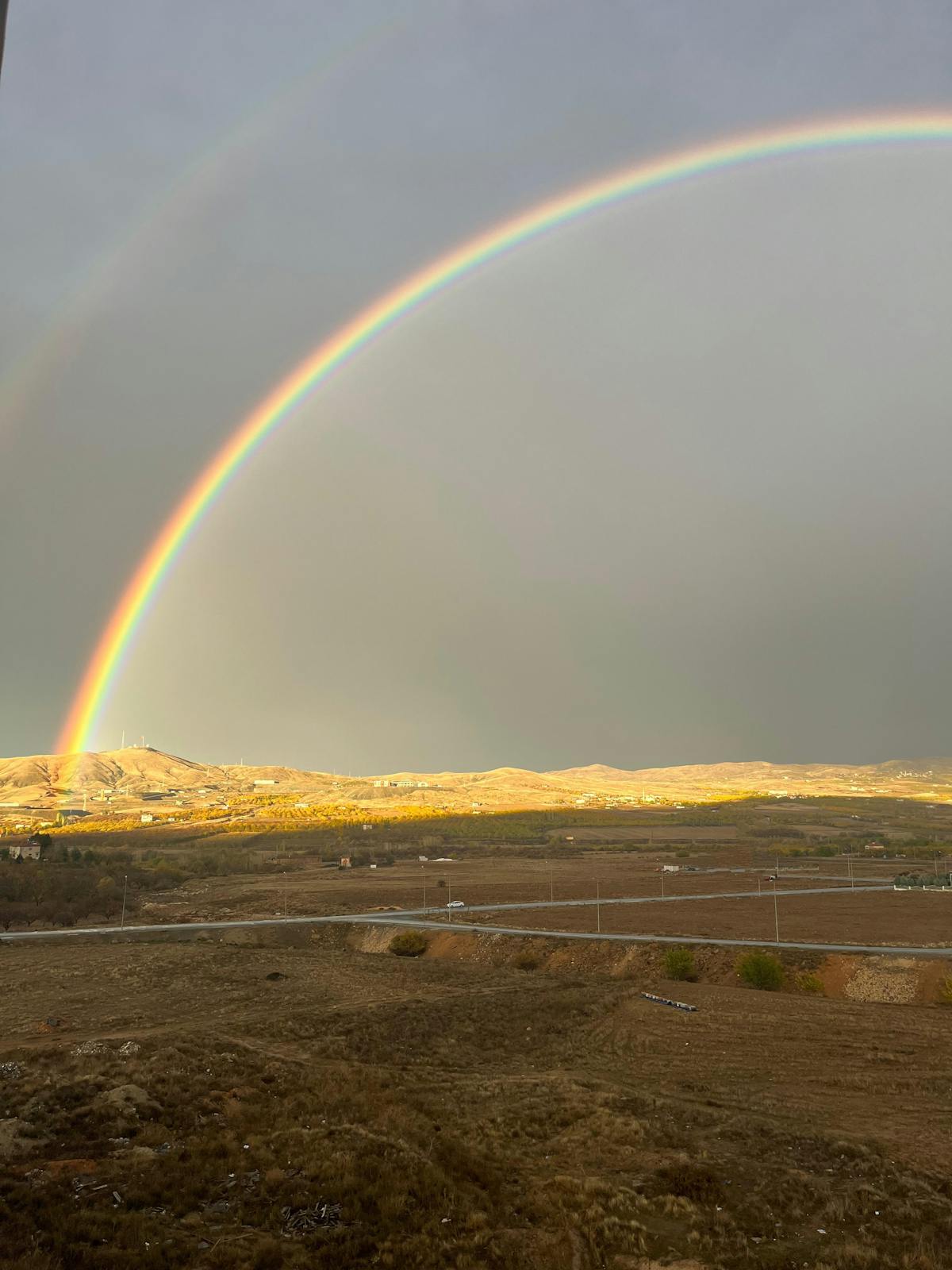 Rainbow on Grass Field · Free Stock Photo