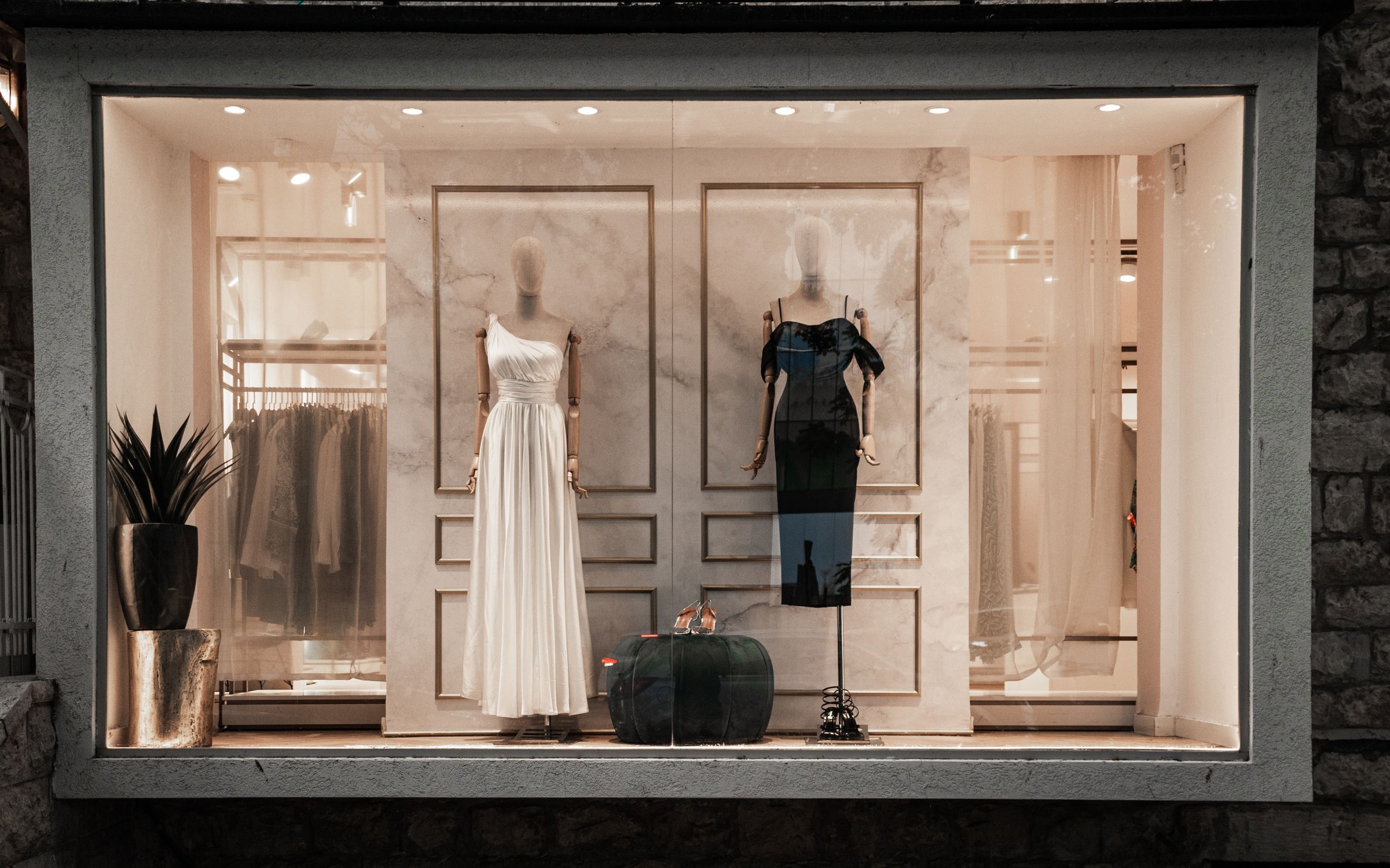 Window Display of a Clothing Store · Free Stock Photo