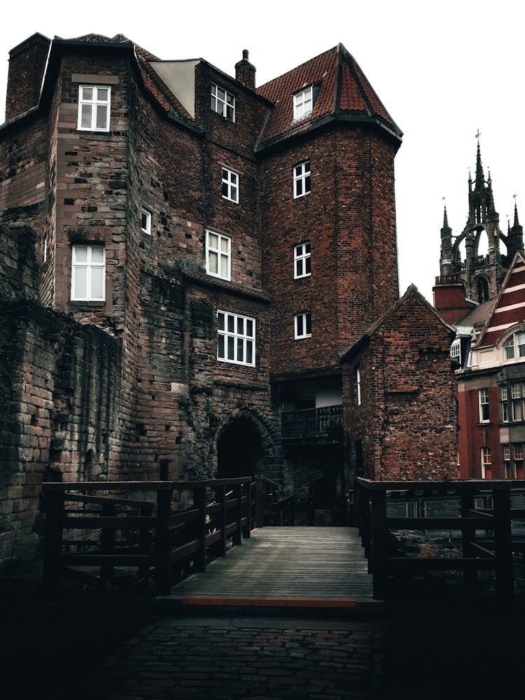 Black Gate In The Newcastle Castle, UK 