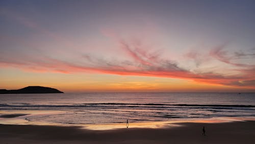 Бесплатное стоковое фото с берег, вечер, волны