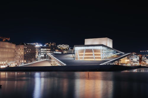 Oslo Opera House at Night