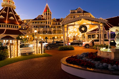 Fotobanka s bezplatnými fotkami na tému coronado, exteriér budovy, hotel