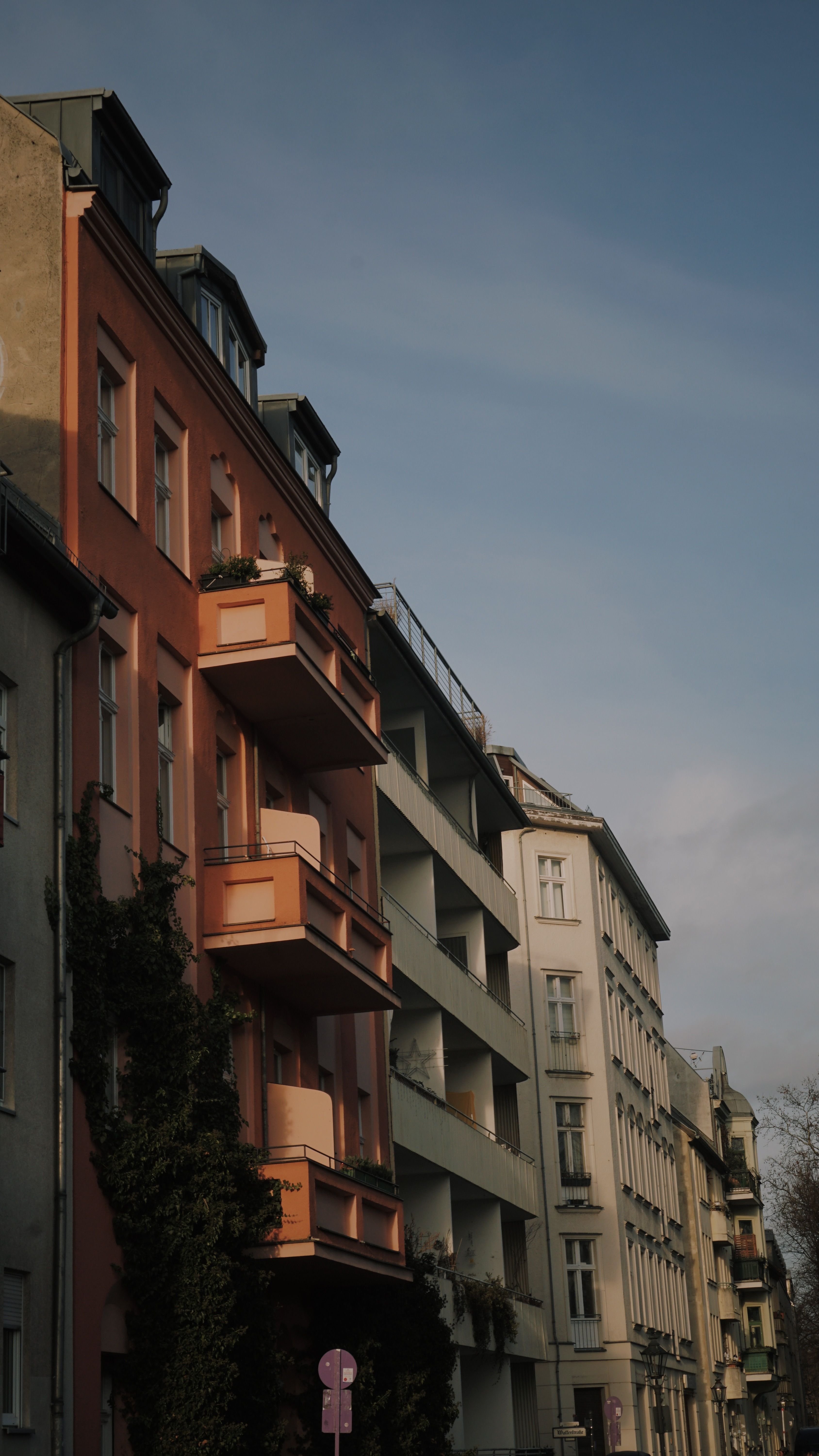 Facade of City Residential Buildings · Free Stock Photo