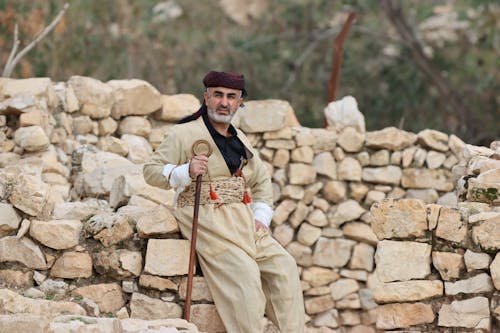 Man in Traditional Clothing