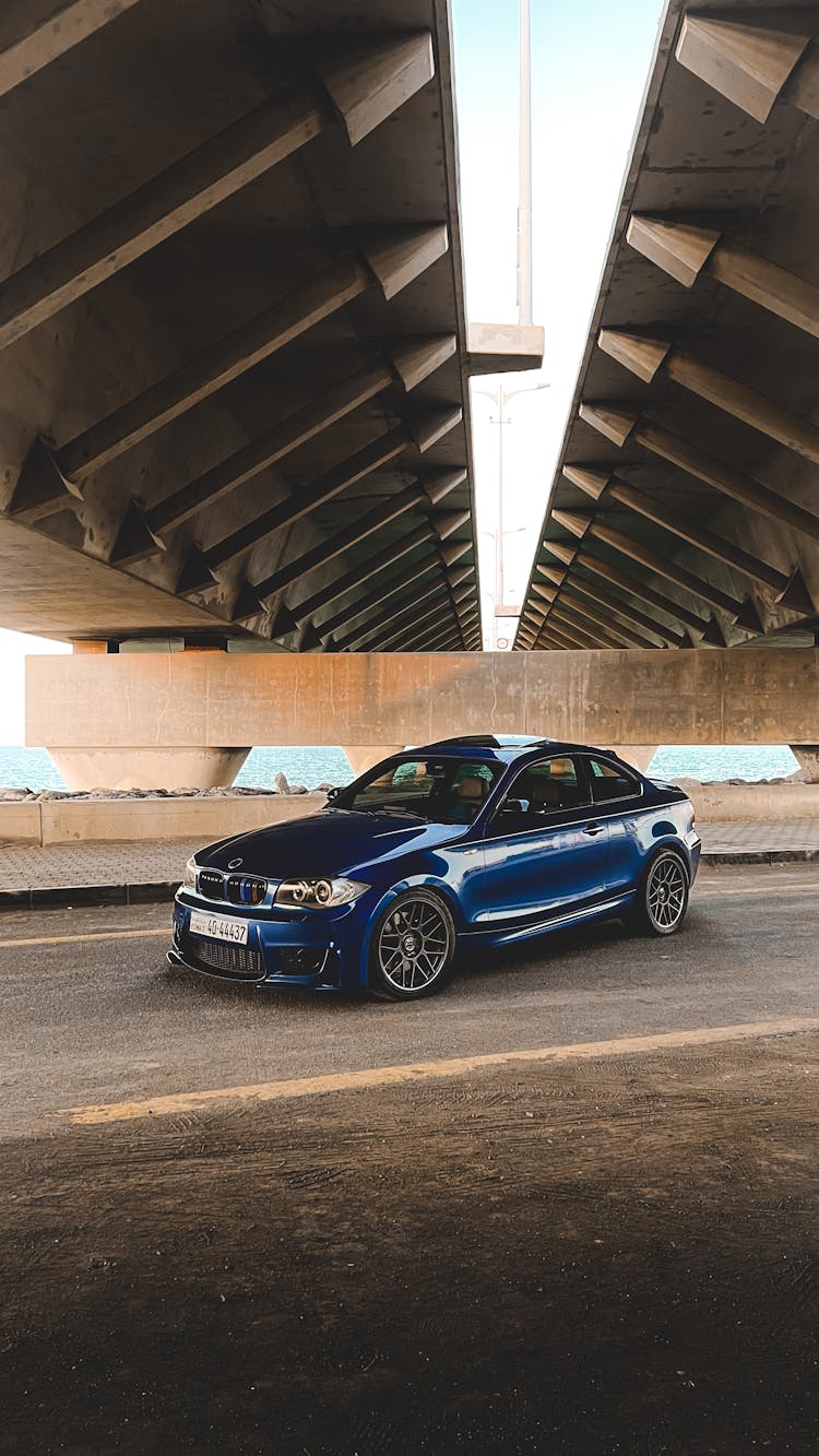 Blue BMW 1 Series