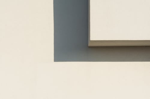 Close-up of a White Wall in Sunlight 